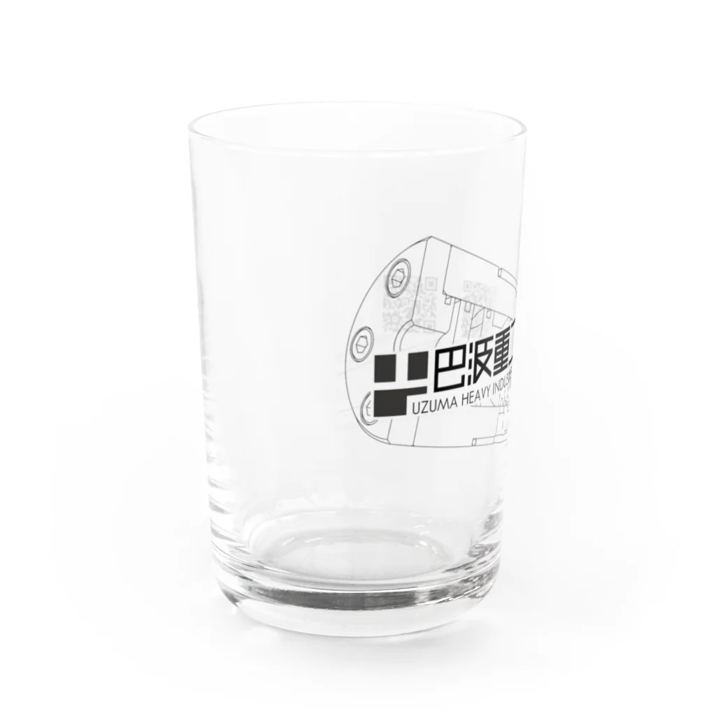 巴波重工 | UZUMA HEAVY INDUSTRIES Official Goods ShopのUHI Info Series Water Glass :left