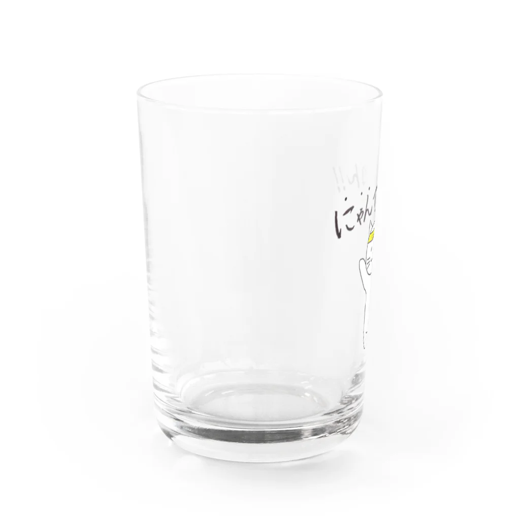 ひよこ工房のにゃんでやねん！！byにゃんころ Water Glass :left