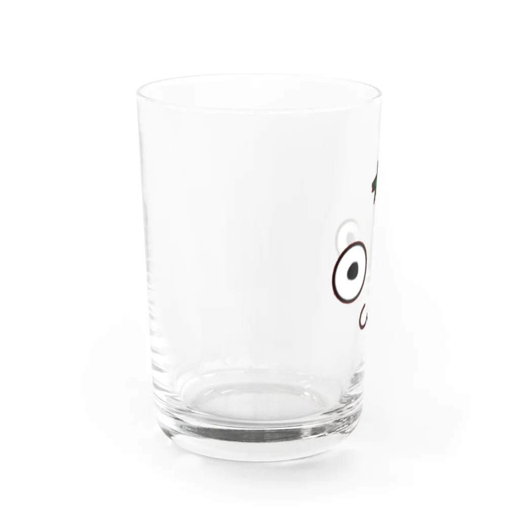 もるもつの顔面とまもつ Water Glass :left