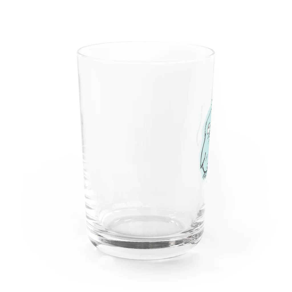 コザクラデザイン ショップの星になる気ないヨッタカくん Water Glass :left