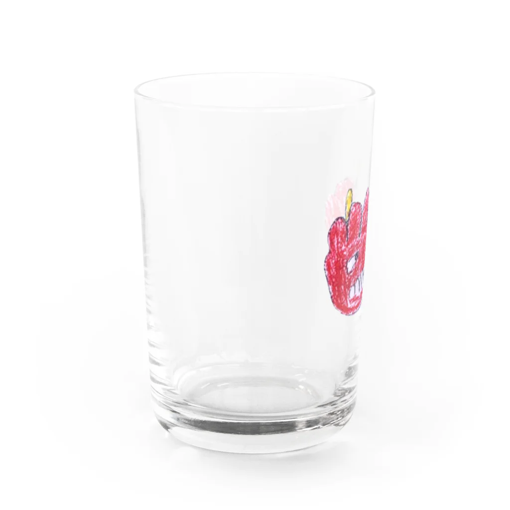 ノリヲのやんやんのあかおにちゃん Water Glass :left