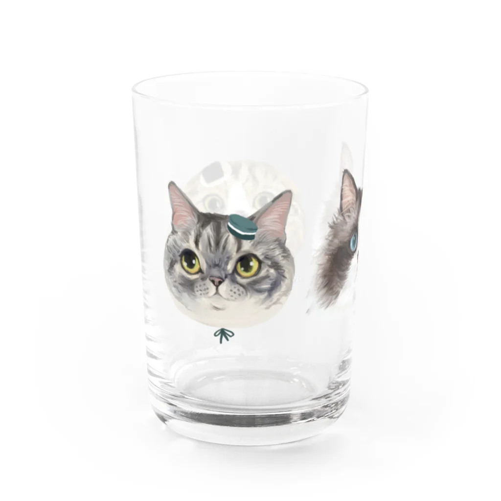 wokasinaiwoのバースディパリスと仲間たち Water Glass :left