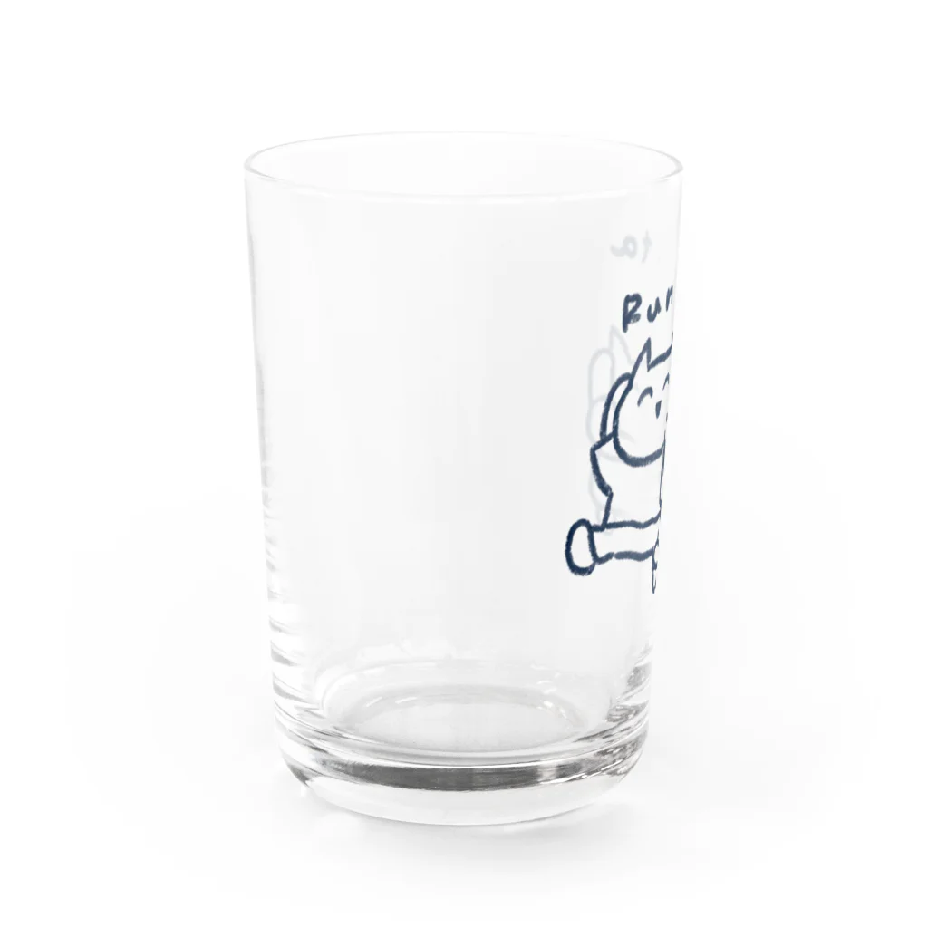 のんき道のるんたた Water Glass :left