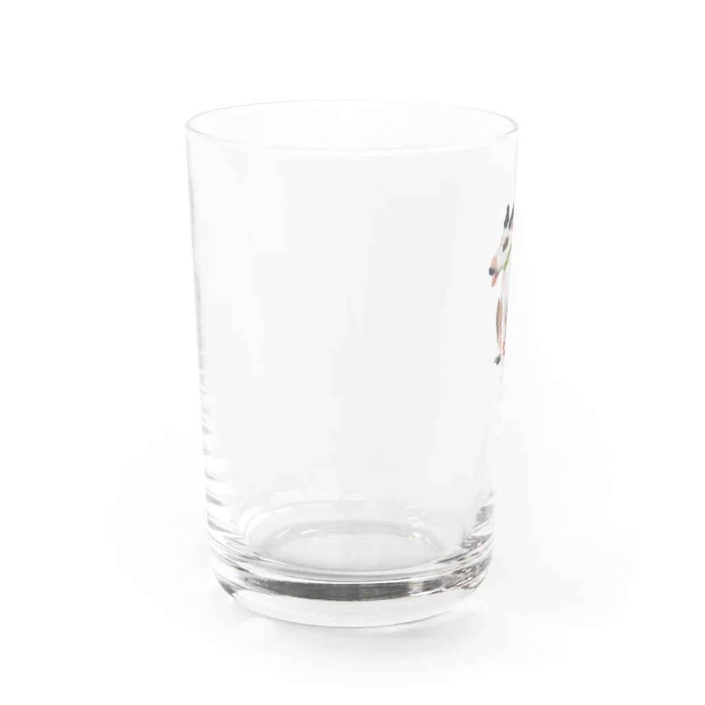 のばら（NOBARA）のブルテリアのコップ Water Glass :left