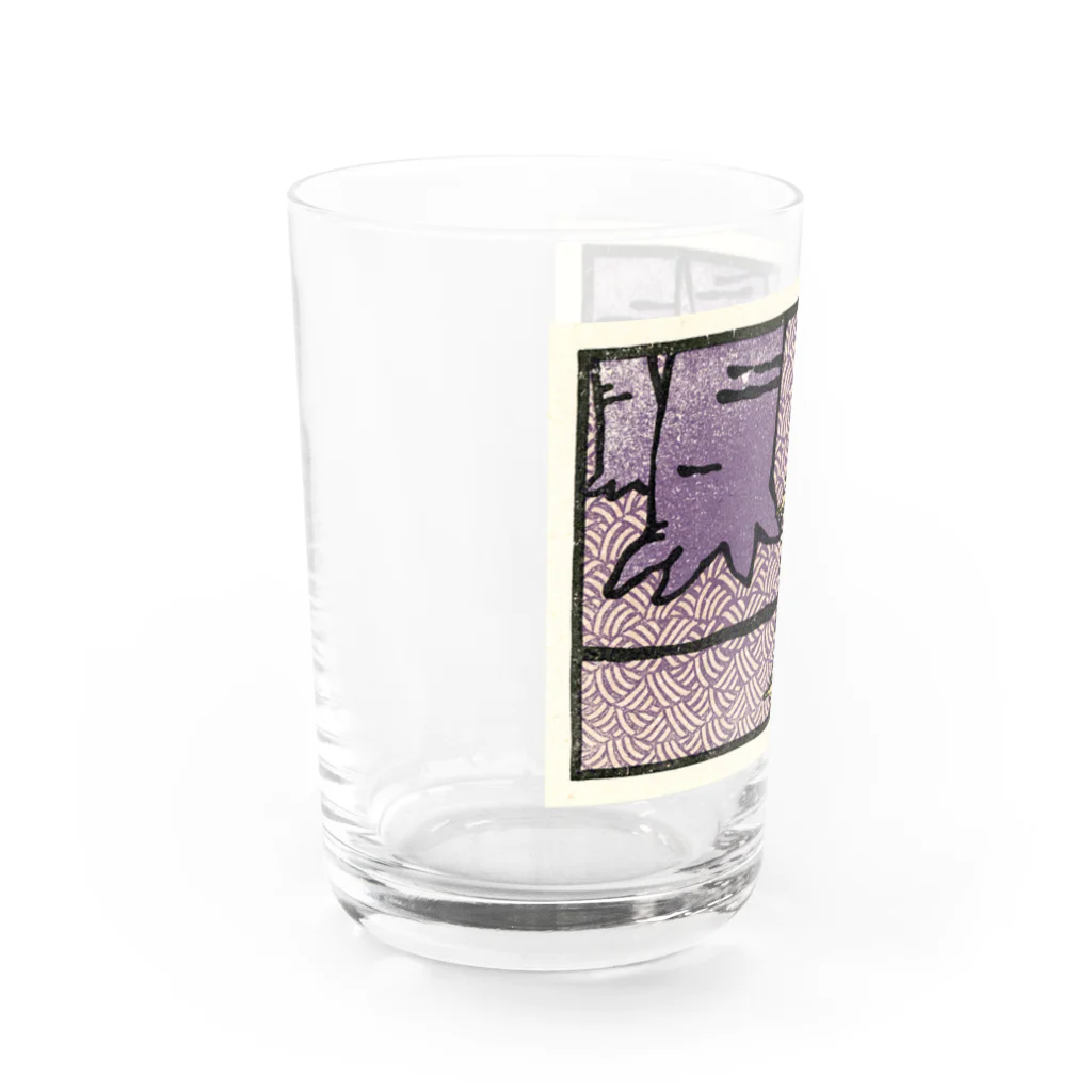 なまらやの川辺のなまらくん Water Glass :left