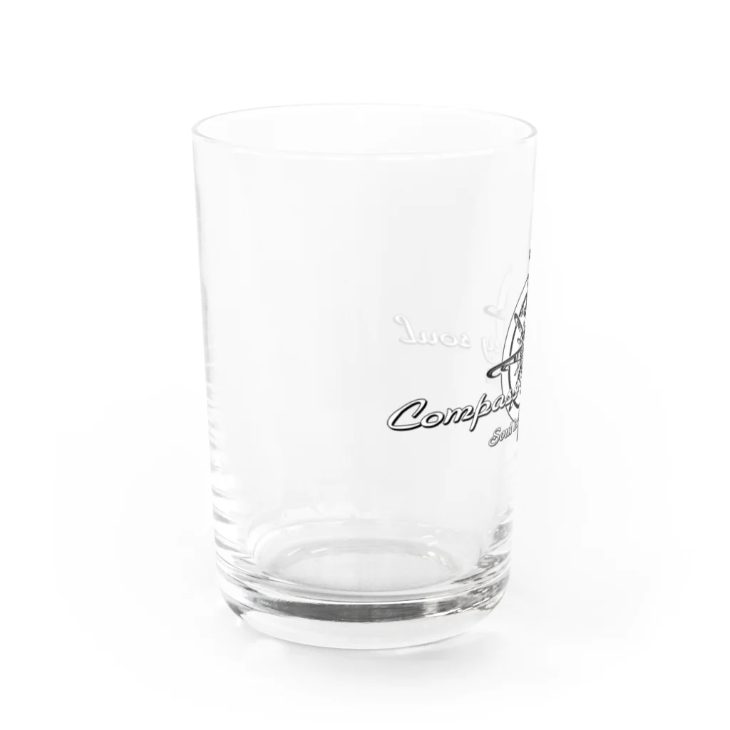 Ray's Spirit　レイズスピリットのCompass is my soul Water Glass :left