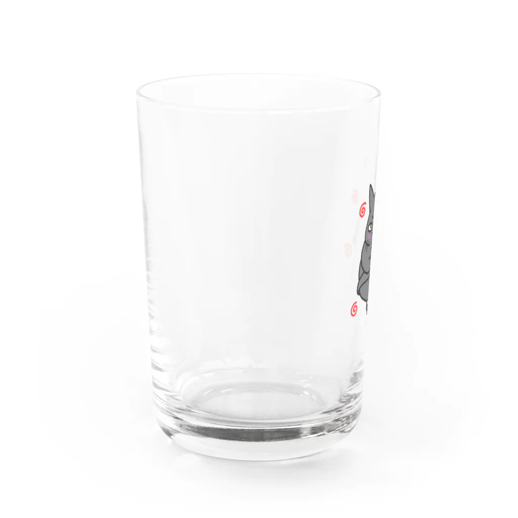 テンちゃん一家の黒猫レイリー2 Water Glass :left