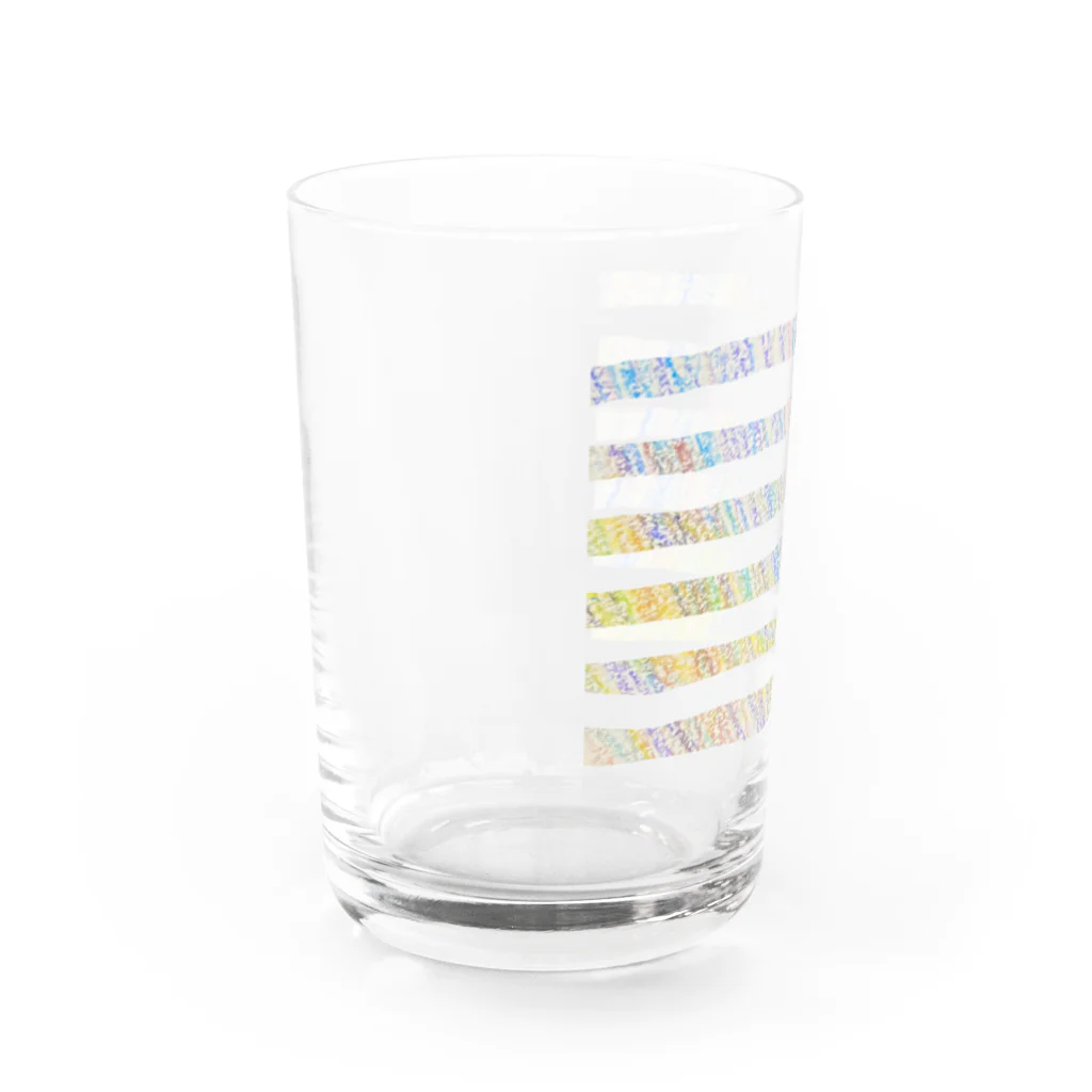 liliumの子供のらくがき【ふわふわボーダー】 Water Glass :left