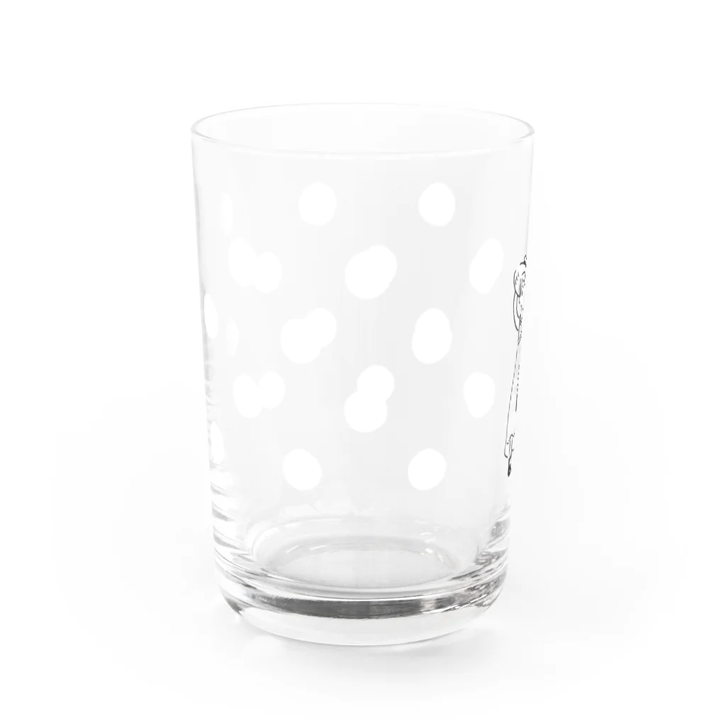 Tempa Stadiumの夏のお嬢さんグラス　ドットワンピース Water Glass :left