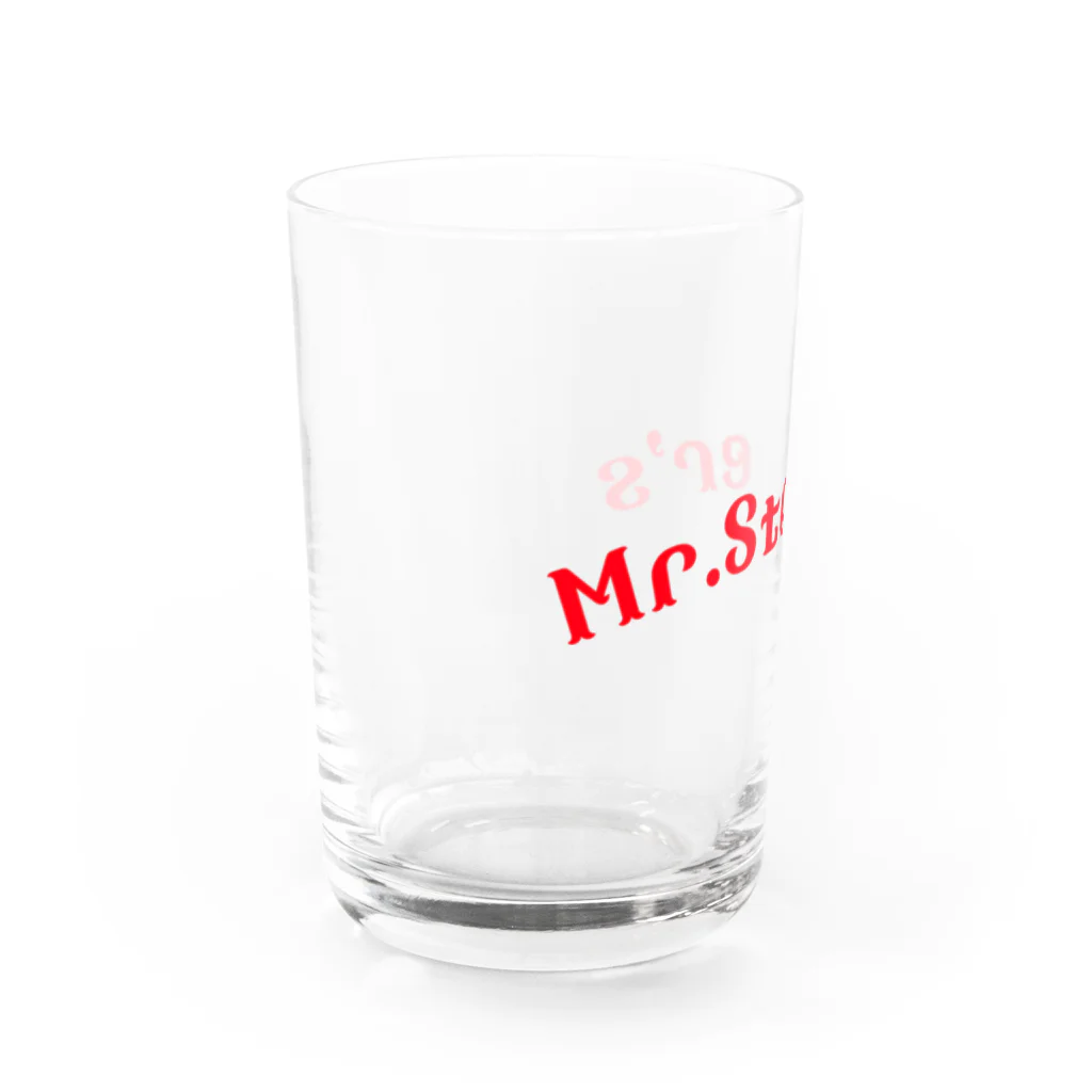 Mr.Stoner'sのMr.Stoner's logo Water Glass :left