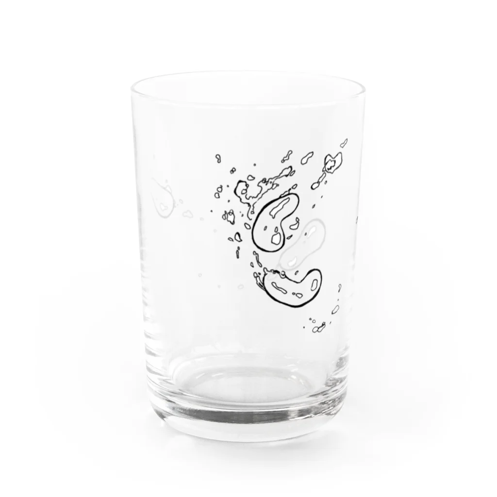 unyomushiの泳ぐウニョムシ Water Glass :left