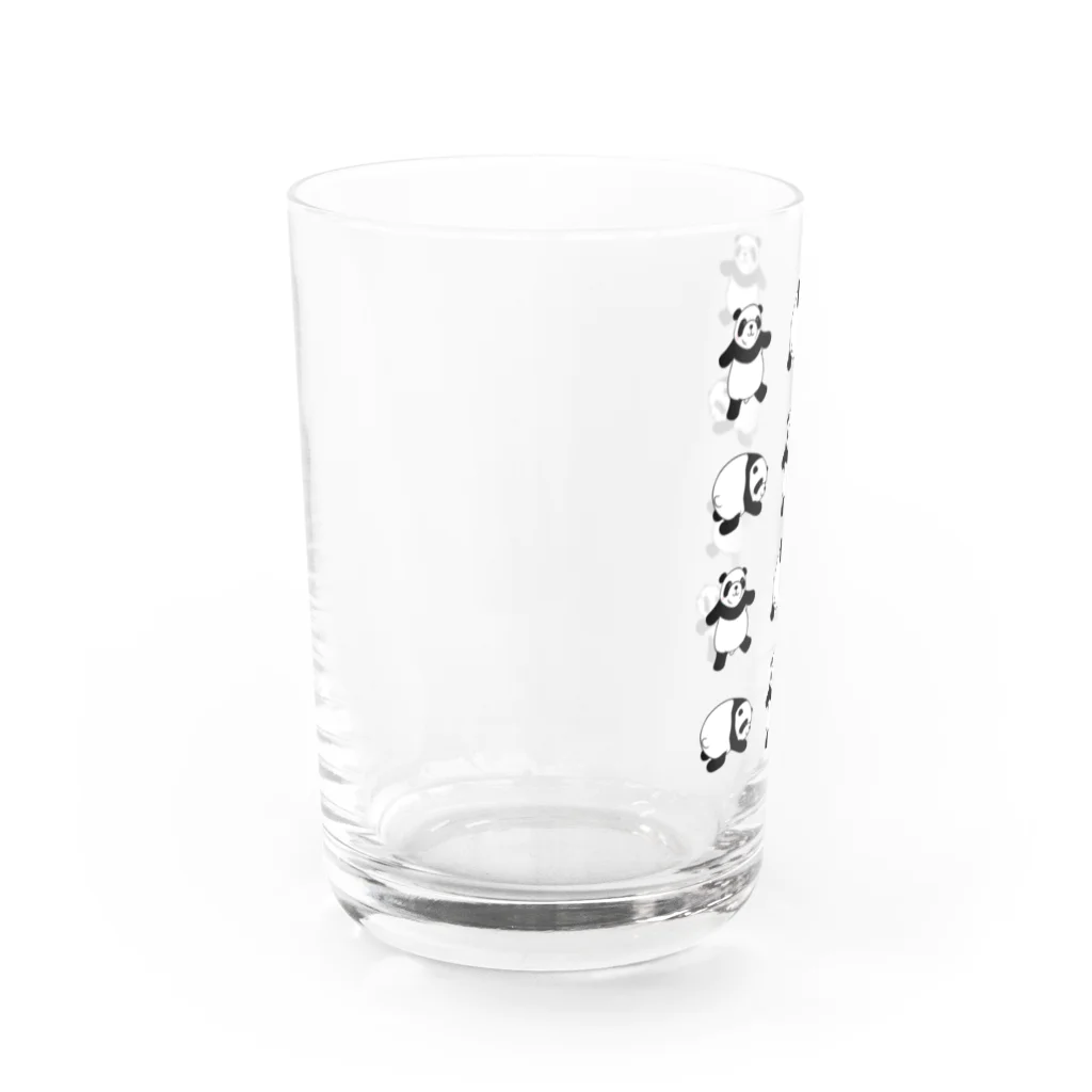 ebiyumi5037のシロクロパンダ Water Glass :left