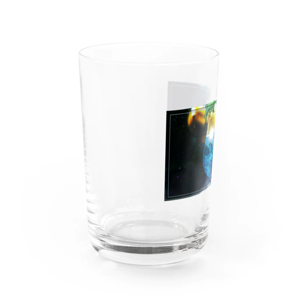 クリームソーダ /のクリームソーダは青かった！ Water Glass :left