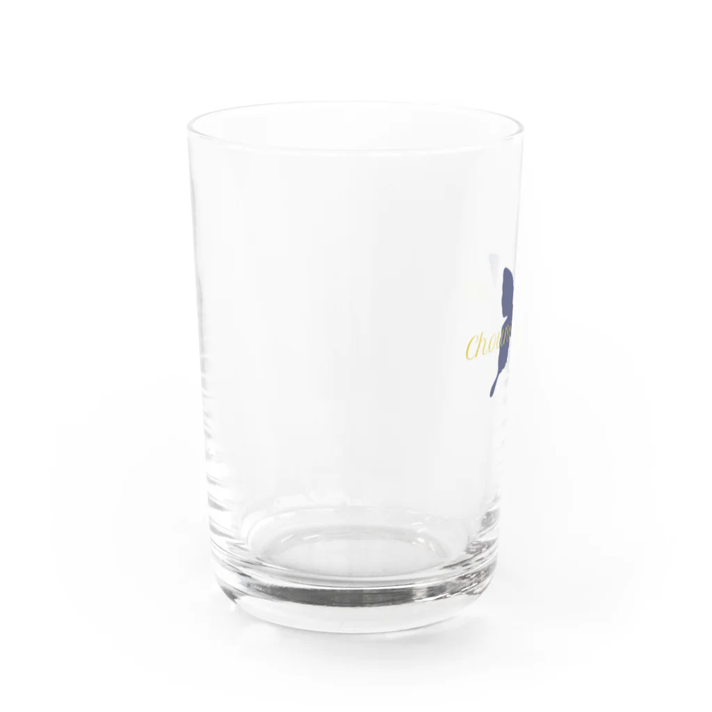 蝶のあしあとの蝶のあしあとノベルティ Water Glass :left