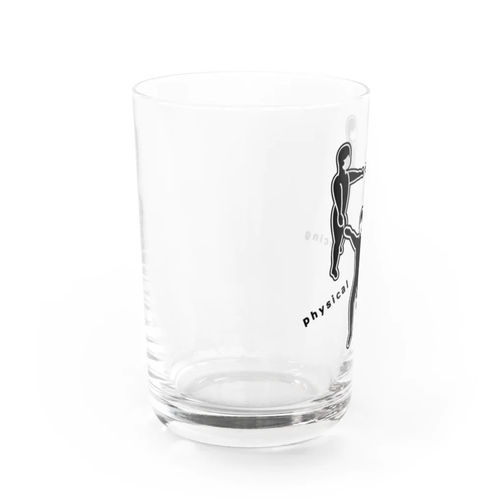 2gawaのフィジカルディスタンス Water Glass :left