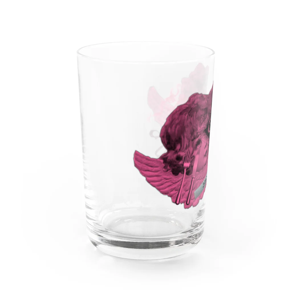 優美なる憂鬱のママごめんね Water Glass :left