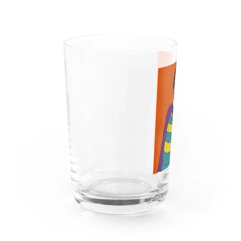 愚霊人オフィシャルのクイーン Water Glass :left