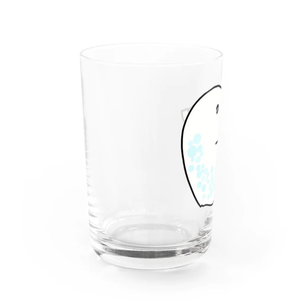 ダイナマイト87ねこ大商会の尺八を吹くミジンコ Water Glass :left