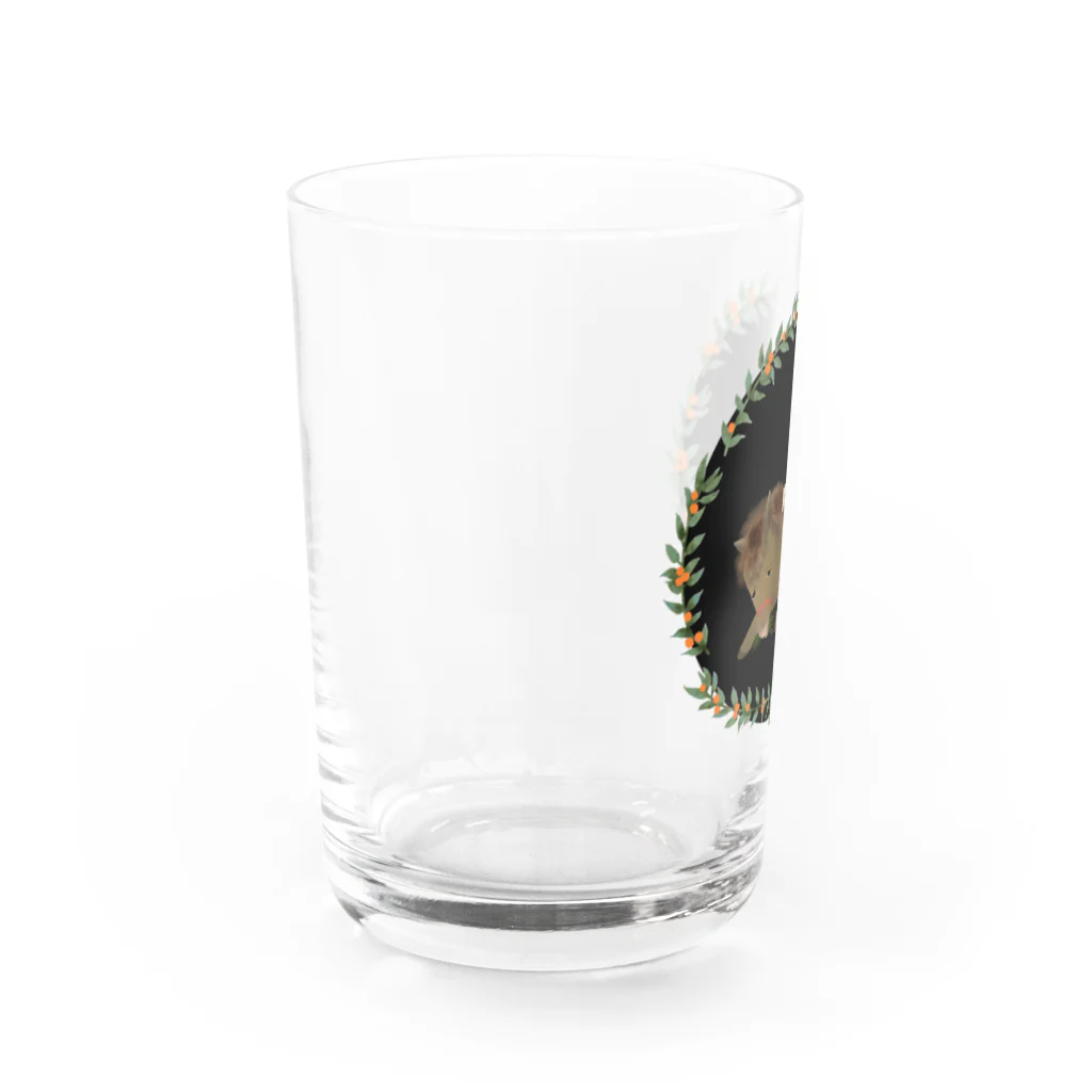 mint julepの夜間放牧 Water Glass :left