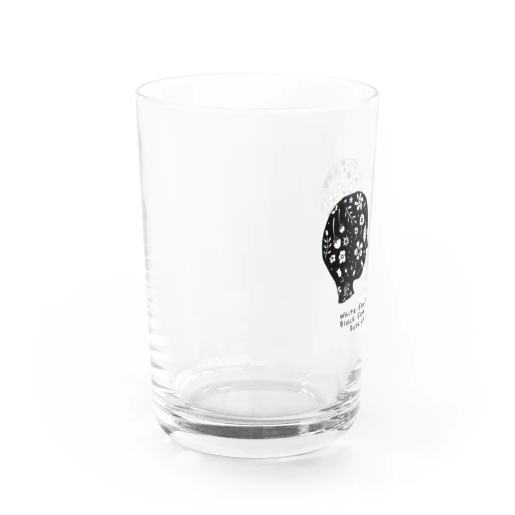 comme si.の人種差別がなくなるように Water Glass :left