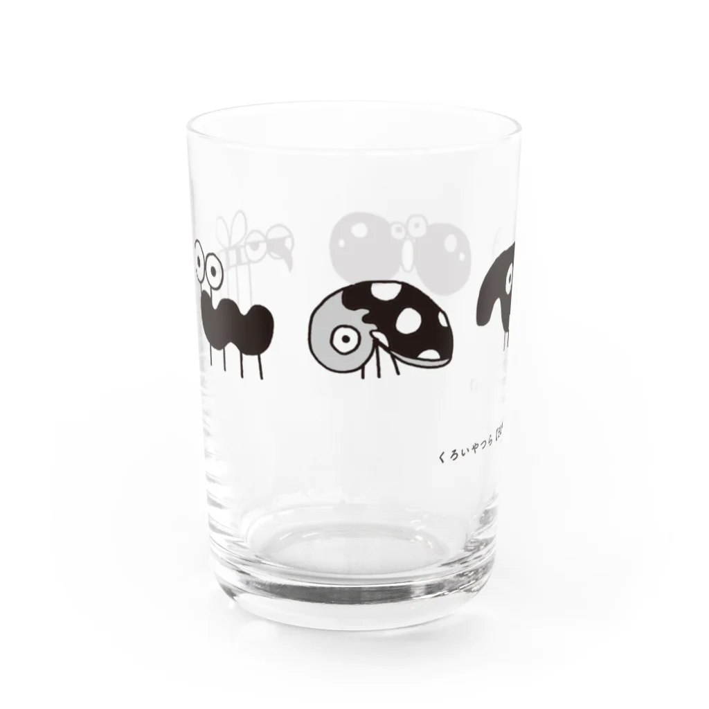 かきくけ企画のくろいやつら Water Glass :left