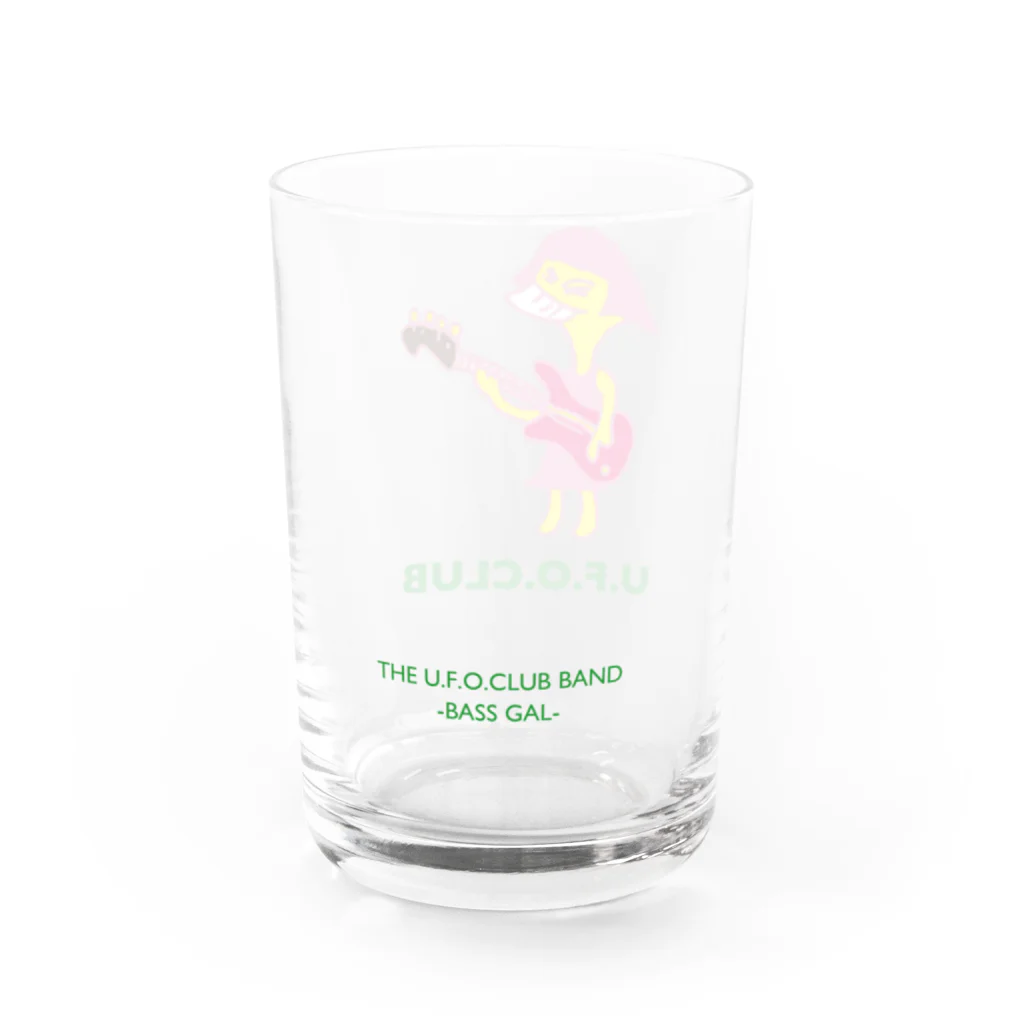 東高円寺U.F.O.CLUB webshopのU.F.O.CLUBオリジナルグラス【BASS GAL ver.】 Water Glass :left