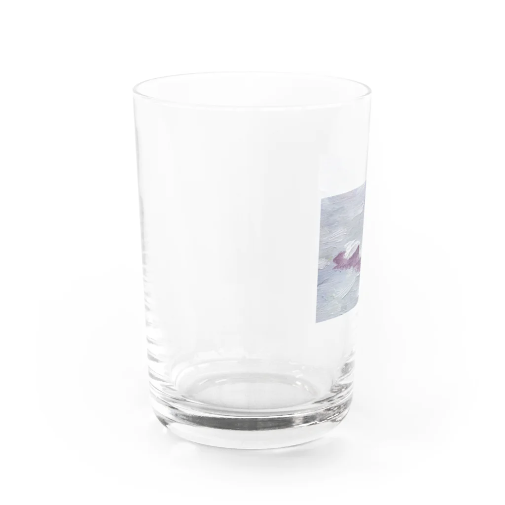 旅するTシャツ。の油絵な空 Water Glass :left