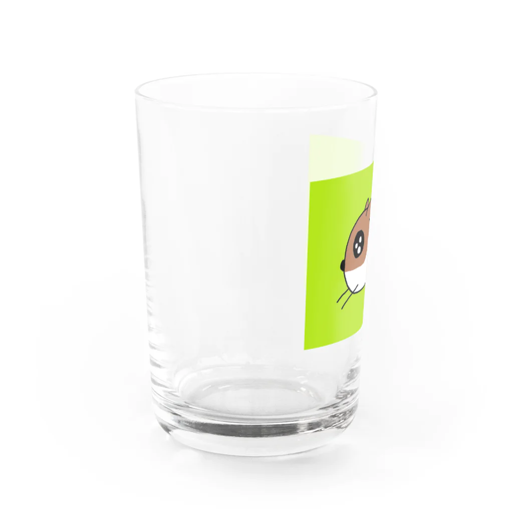 ミッコラは家から出ないのエリートハムスター Water Glass :left