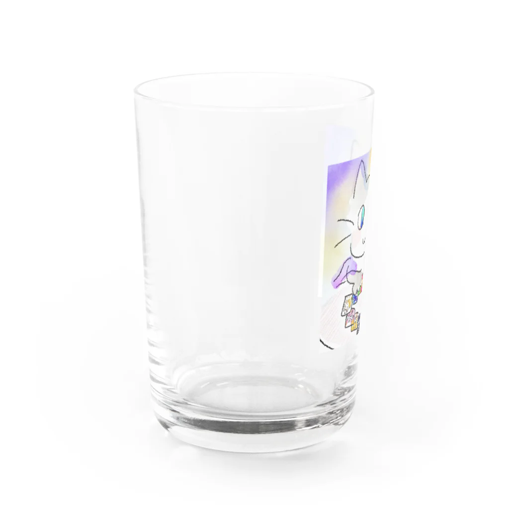 マシュマロハープのタロットにゃんこ Water Glass :left