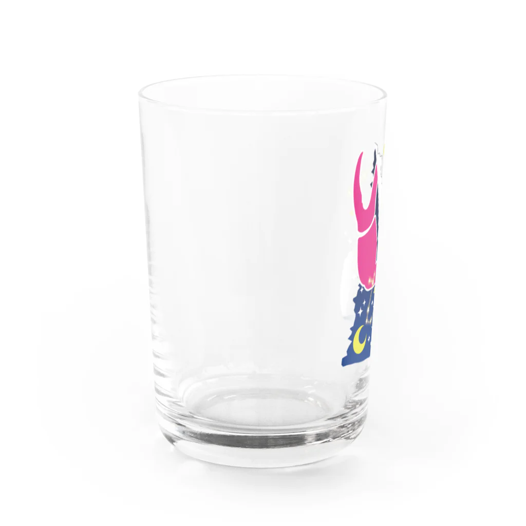 ナナヨショップの夜を連れてくるサソリくん Water Glass :left