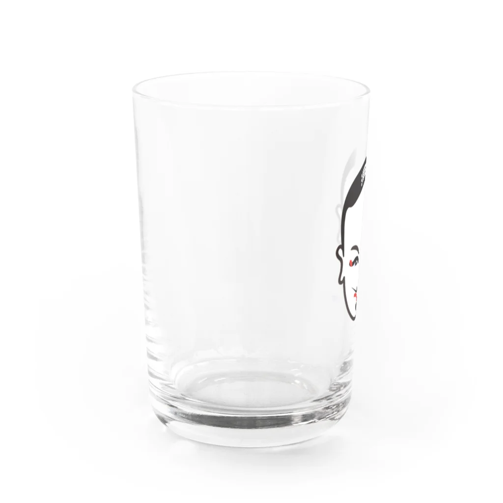 Swampie RecordsのPierre Ochiai　Face logo Water Glass :left