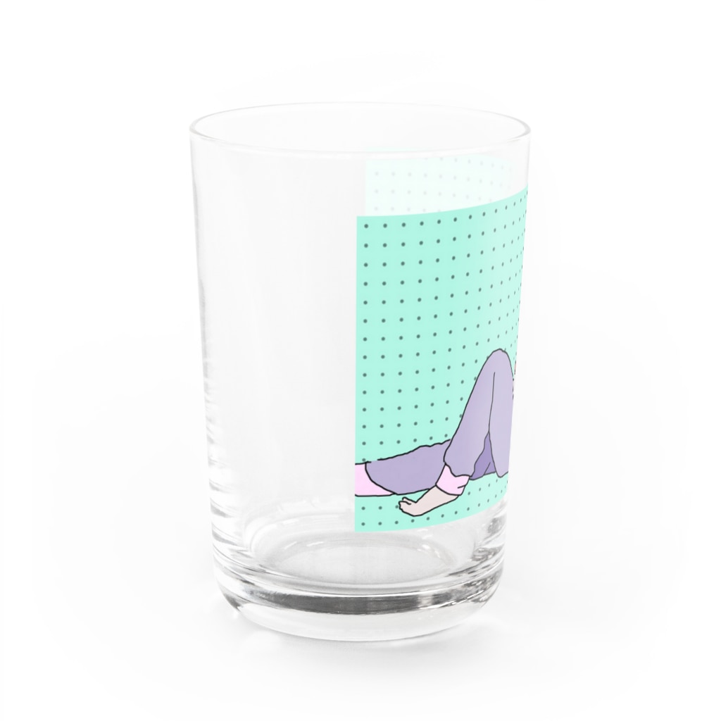 MIKI さつまいもちゃん🍠のrelax Water Glass :left