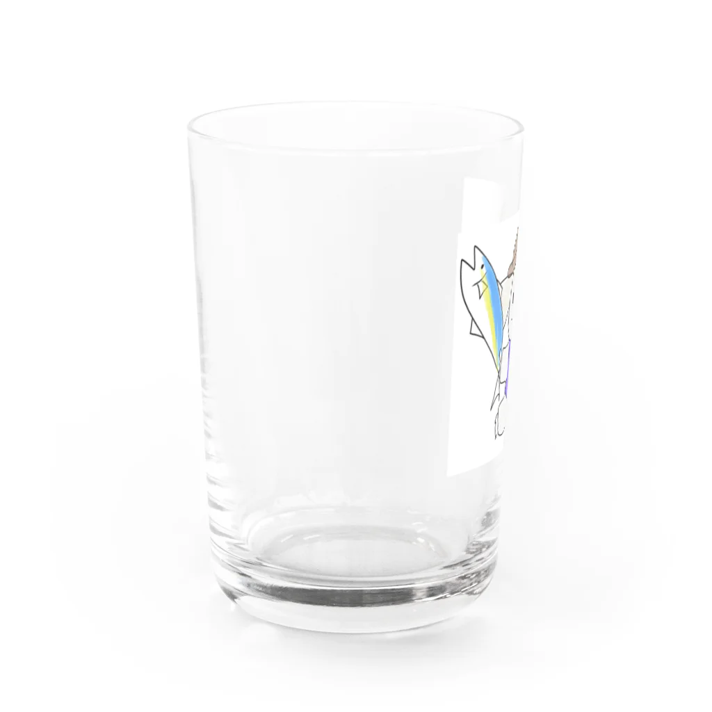 ハマチのハマチとコアラ Water Glass :left