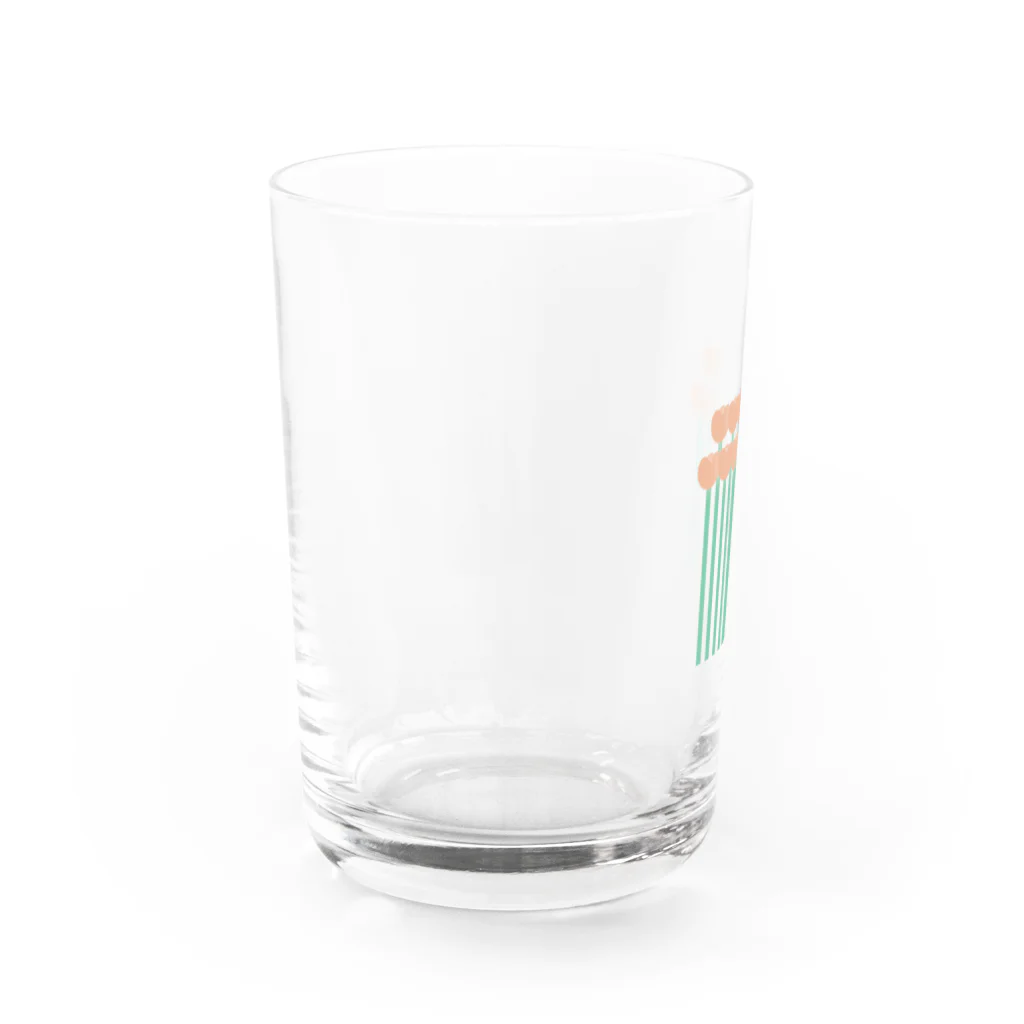 pazooのFlower17 Water Glass :left