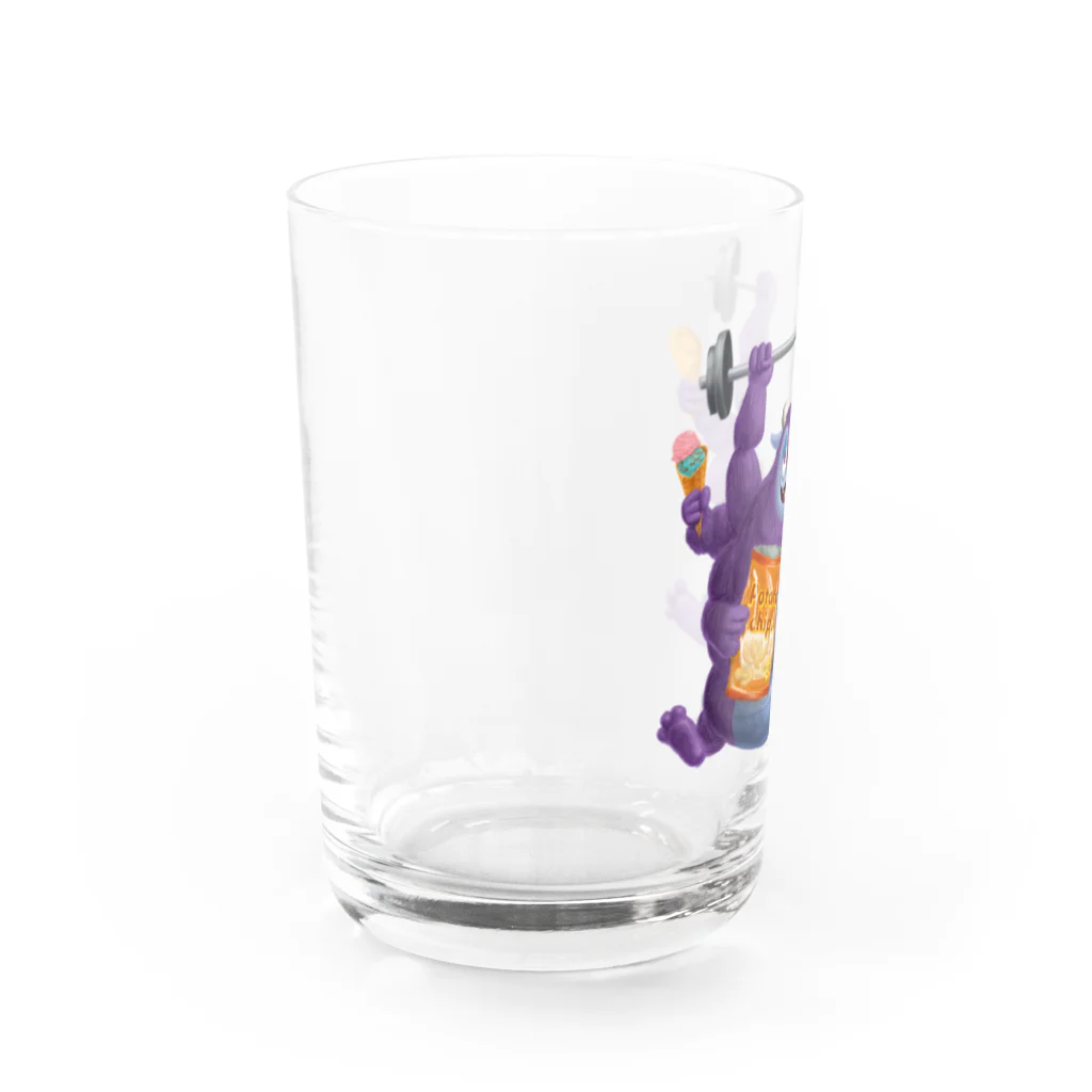 f-monのワークアウトモンスター Water Glass :left