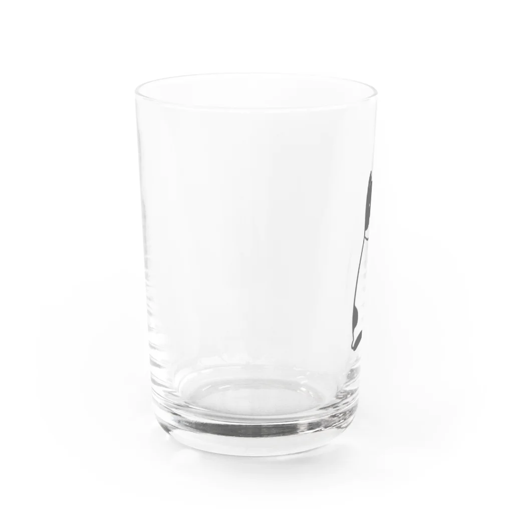 illust.nulのハチワレ猫のフィガロ Water Glass :left