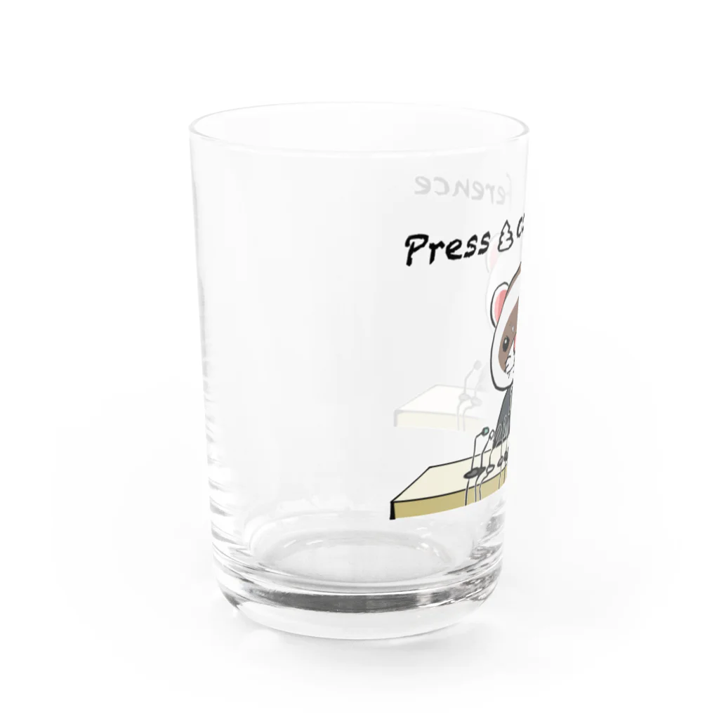 sasabayashi8の謝罪会見　フェレット Water Glass :left