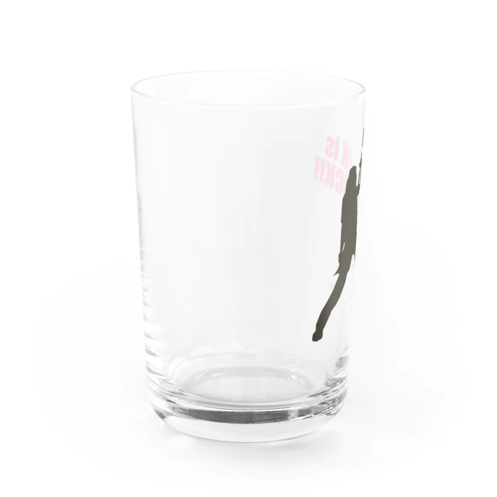 【仮想通貨】ADKグッズ専門店 のADK is ROCK!! Water Glass :left