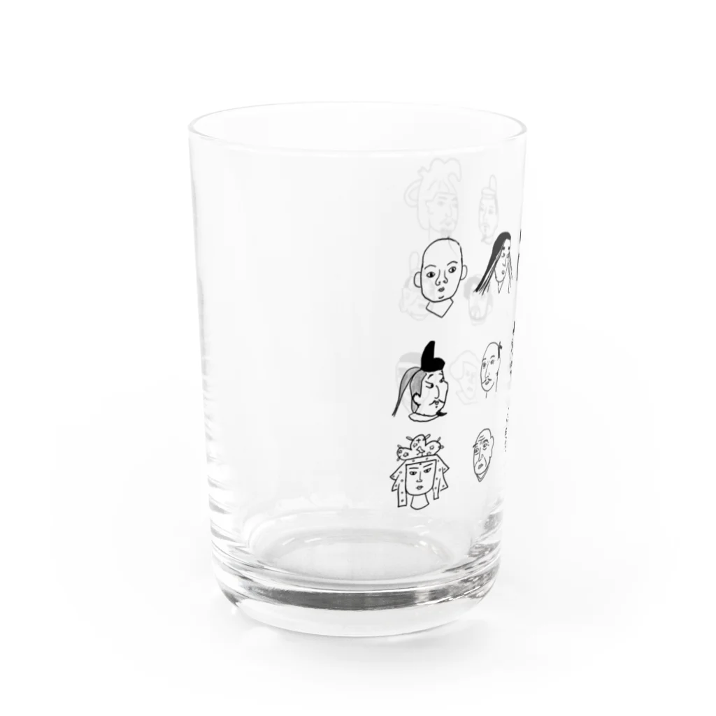 プリンセスダルマのTHE☆REKISHI Water Glass :left