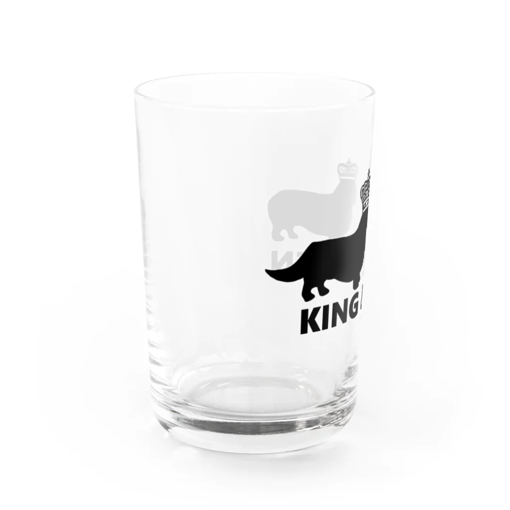 5corgisのKING ＆ QUEEN （コーギー） Water Glass :left