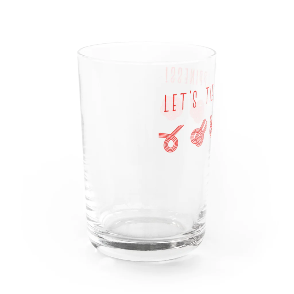 紙単衣 - kamihitoe -の梅結びの結び方 Water Glass :left