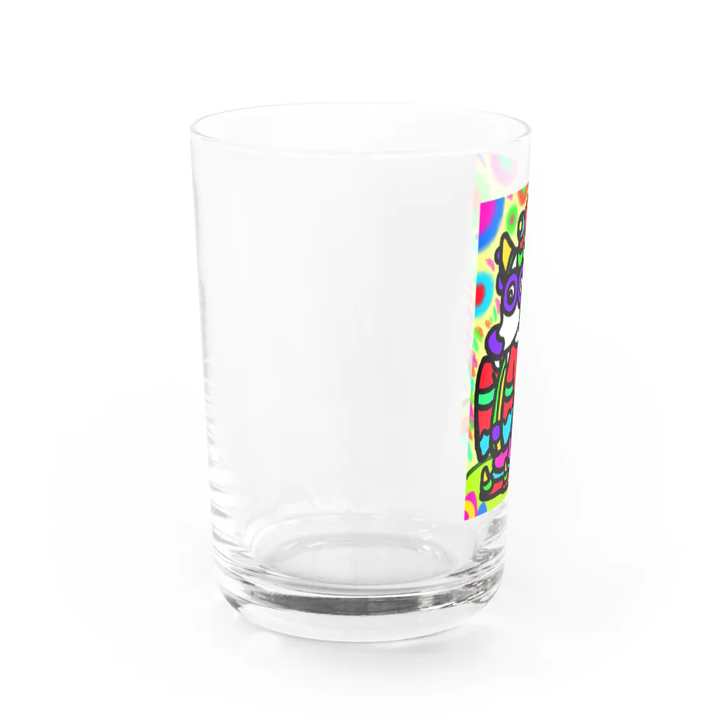 どりほぷの竜のパンワン Water Glass :left