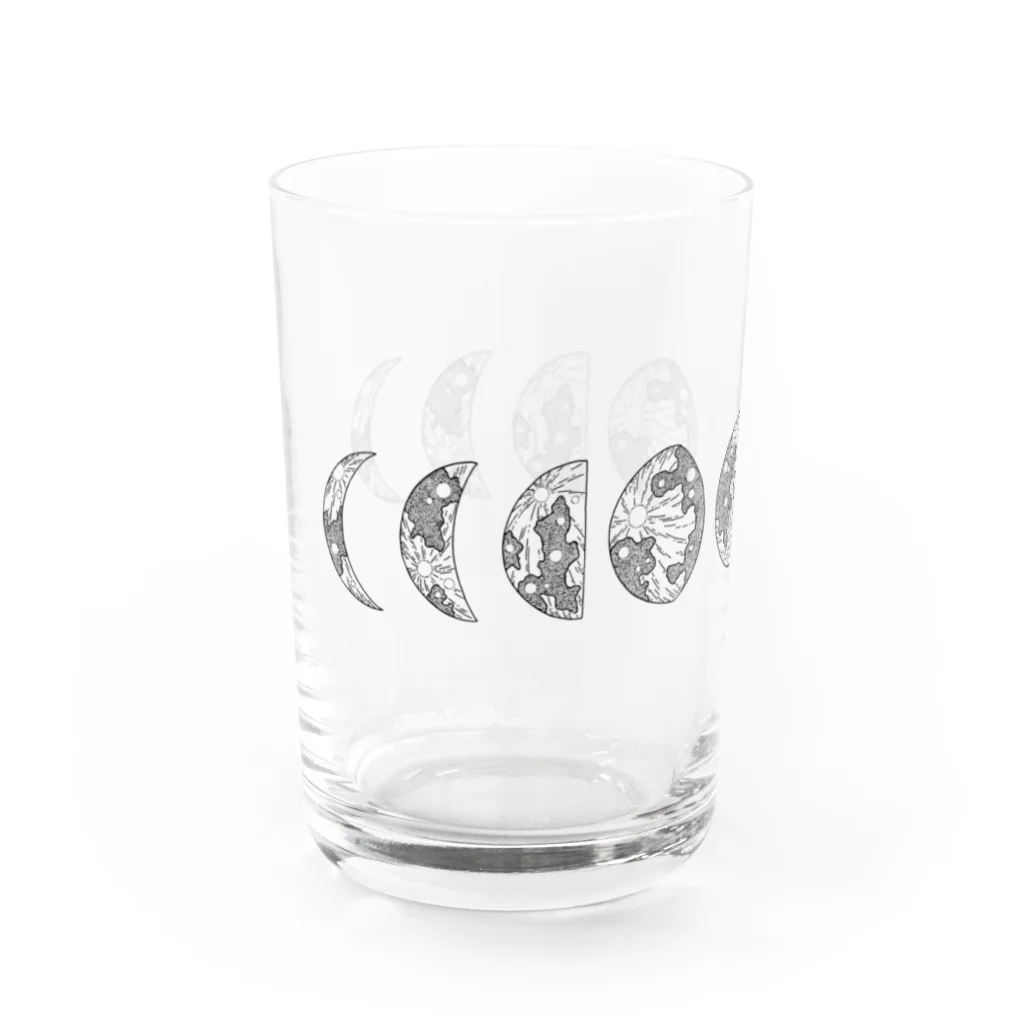 RIRI_designのMOON(月の満ち欠け) Water Glass :left