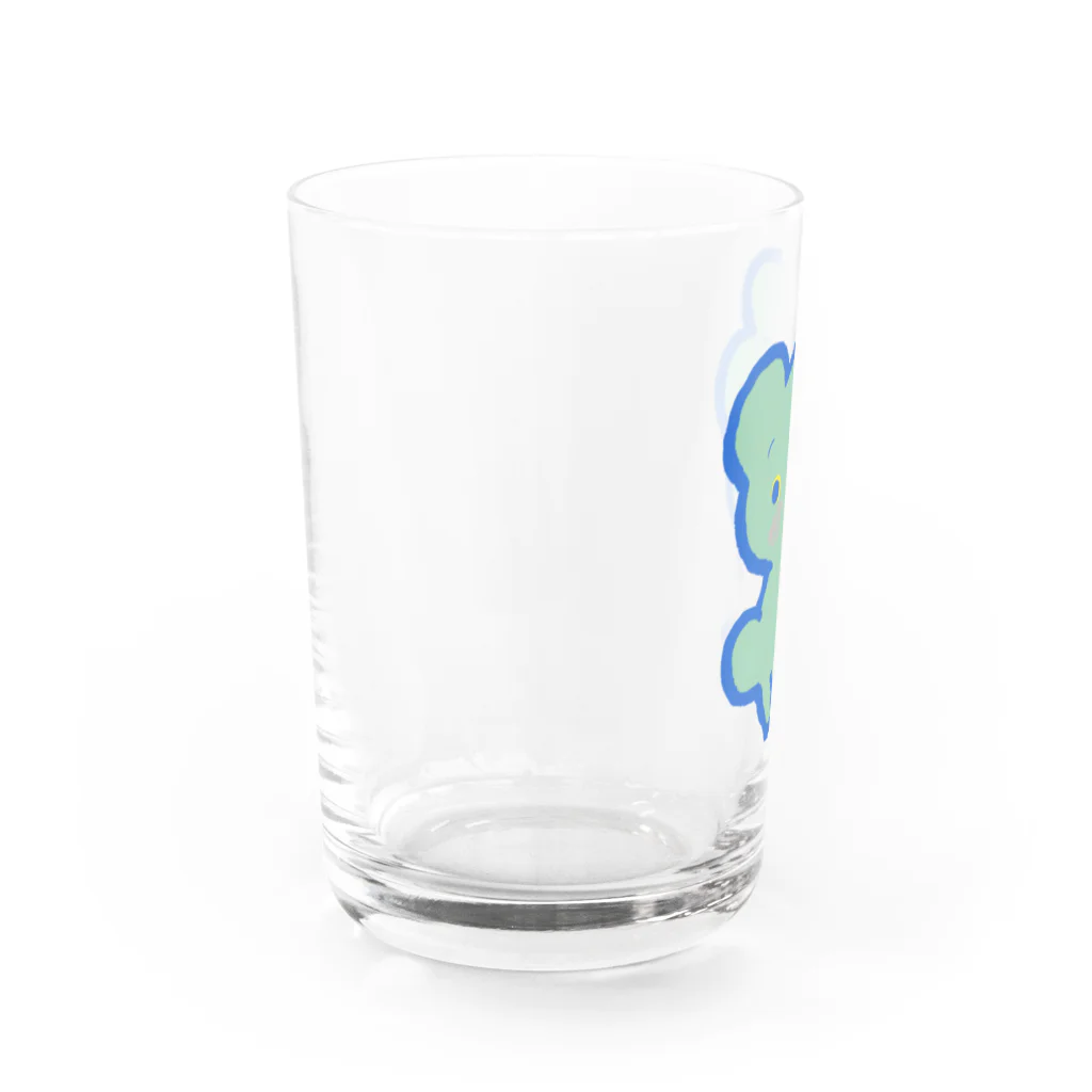 y.tanakaのブルーベア Water Glass :left