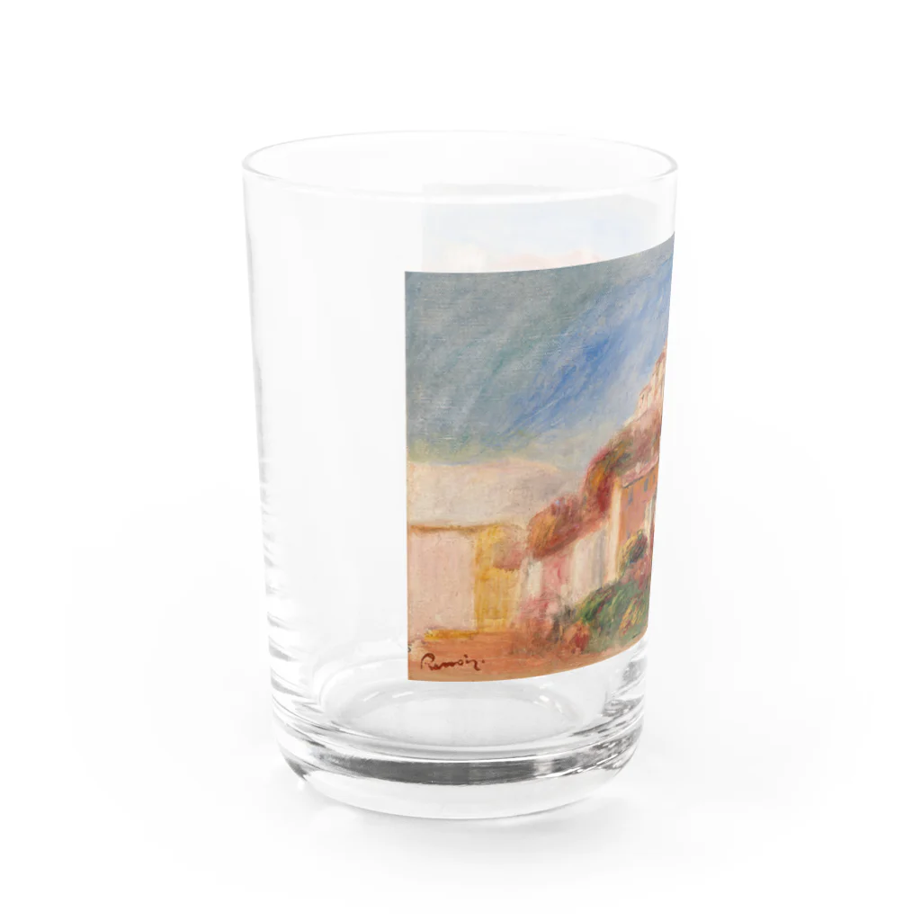 ART_collectionの「カーニュの郵便局の庭からの眺め」ルノワール Water Glass :left