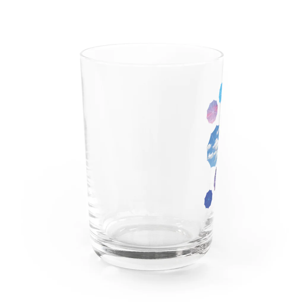 rin-rinboshiの晴色パラソル Water Glass :left