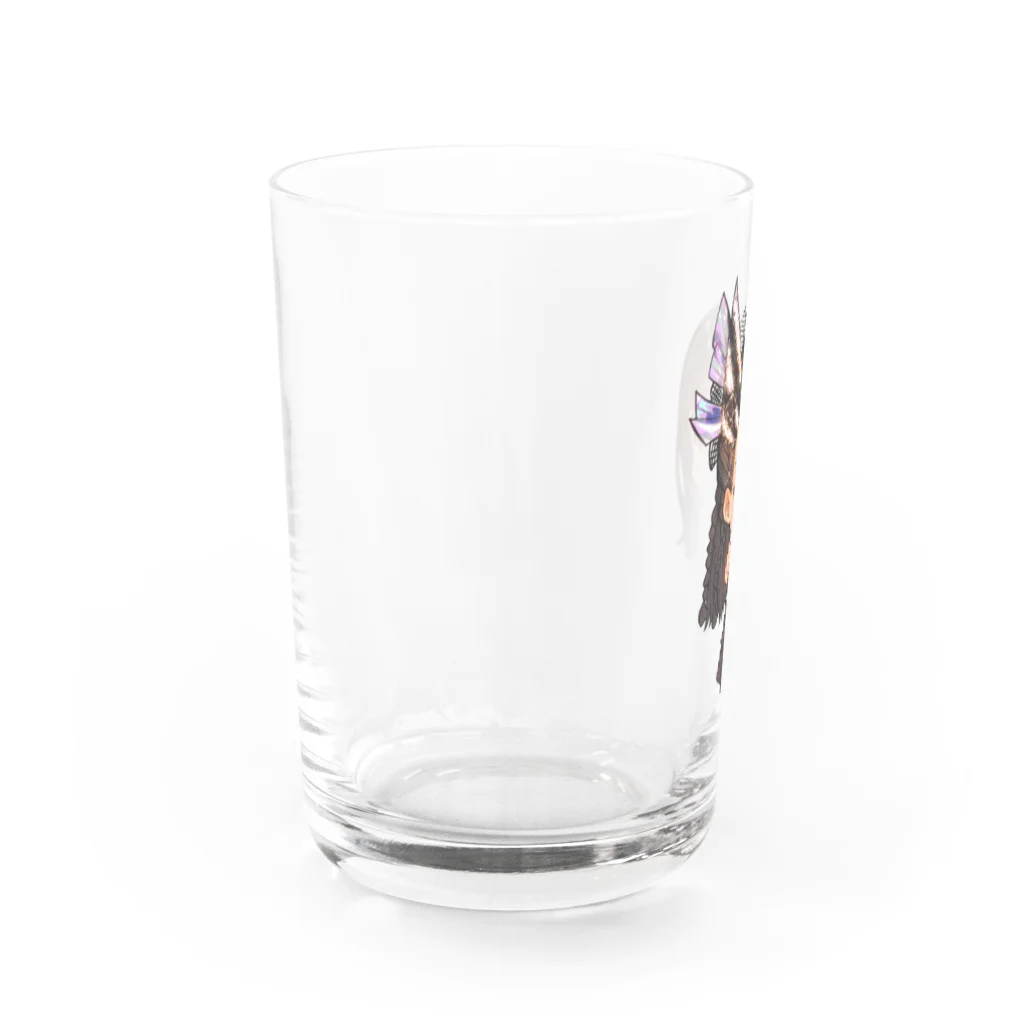 韓国キャラクターアート K MOE のMO Water Glass :left