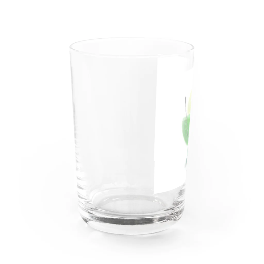 なでしこ@デザインのふわふわメロンクリームソーダ Water Glass :left