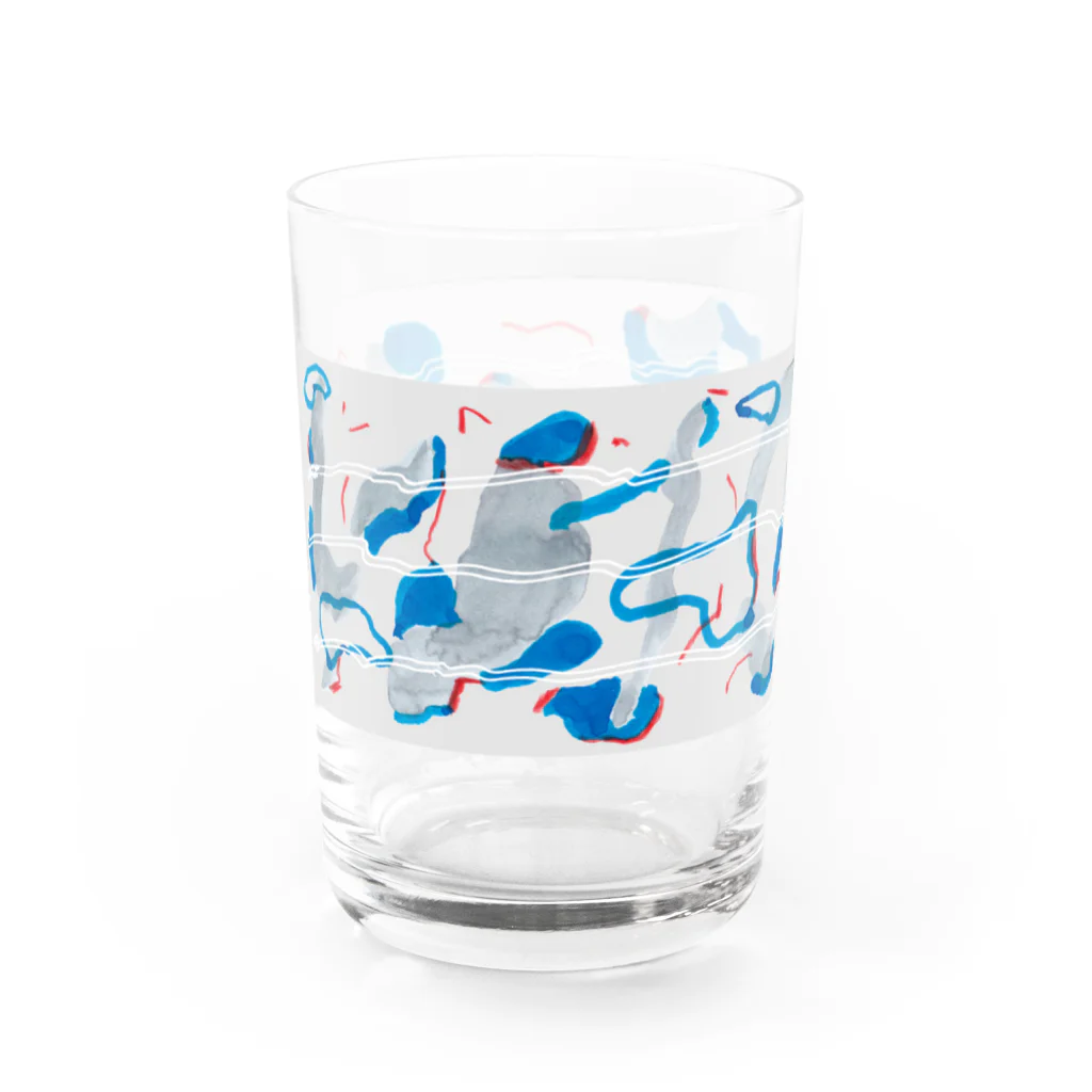 asaoのblue line Water Glass :left