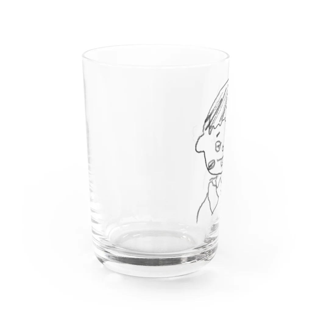 いちごせんせいのゆめかわ工場の湯上りタークン Water Glass :left